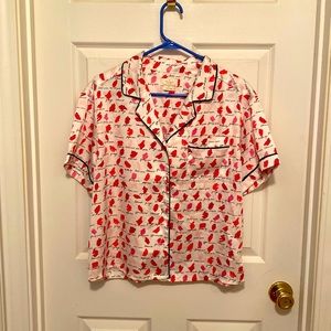 Kate Spade pajama top - short sleeve - size L.